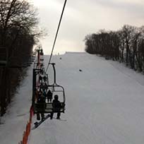 Joshua Schwartz snowboarding